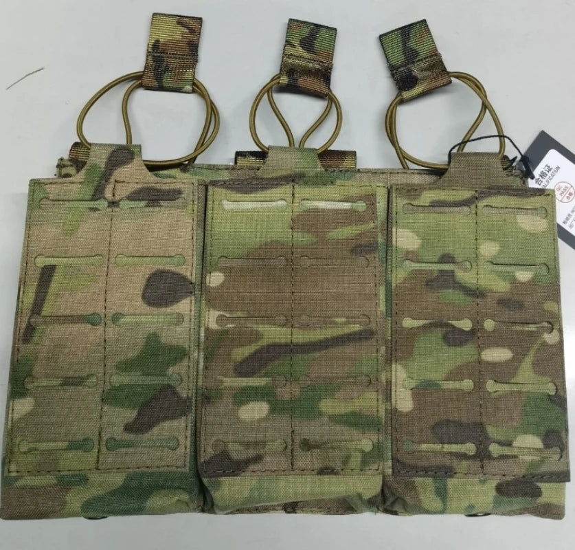 Tactical Magazine Pouch Triple Molle Mag Pouch Airsoft Ak 7.62/5.56mm M4 Ar Rifle Hunting Accessories Mag Holster