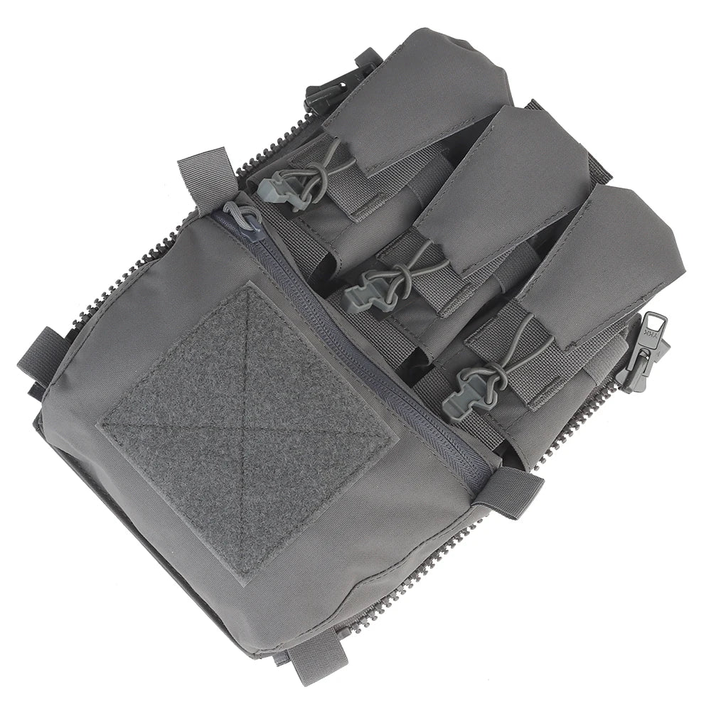 Assault Adapt Banger Back Panel Zip On Rear Pack Tactical Vest FCPC V5 Plate Carrier Accessories Bag GP Pouch Multitools Pocket