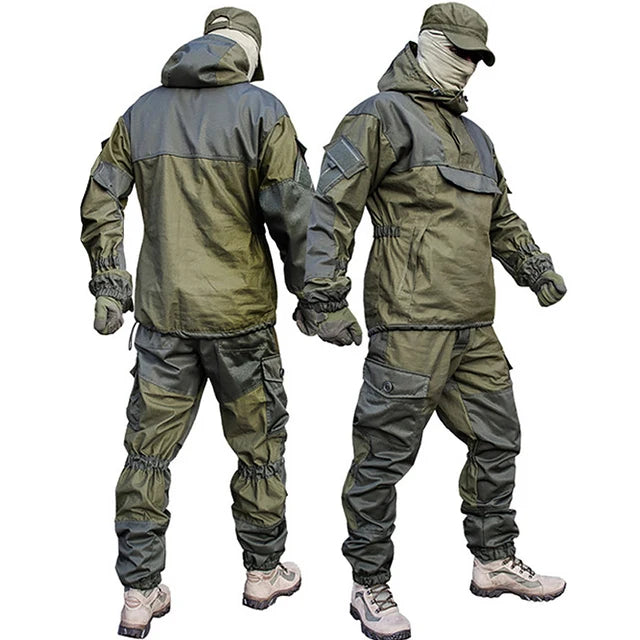 GORKA 4 Tactical Camou Mountain Uniform Set Working Clothing Outdoor Airsoft Paintball CS Gear Training Suits