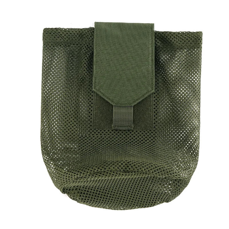 Outdoor Portable Mini Foldable Mesh ATS Roll Up Bag Micro Folding Compact Dump Pouch Camping Hiking Hunting Storage