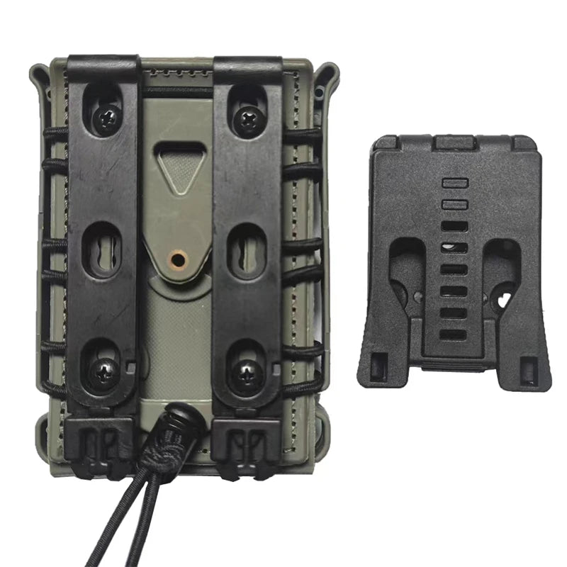 5.56mm 7.62mm Magazine Pouch with MOLLE Clip and Belt Clip Universal Mag Holder Pouch