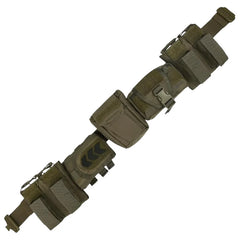 Yakeda Tactical Battle Belt 7 in 1 Airsoft Utility, 1000D Nylon Tactical Duty Belt with Mag Pouch Bag