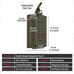 500D Tactical LSR 9mm 556 Mag Molle Triple Magazine Pouch Holder Open Top Triple Rifle Pistol Mag Carrier Waist Bag Holster