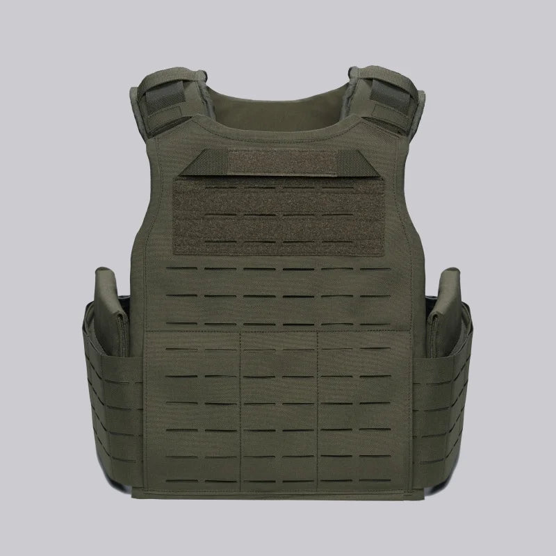 Light Laser Cut Tactical Plate Carrier Hunting Vest MOLLE Quick Release Fast Adjust Cummerbund CS Airsoft Agilite Combat Gear