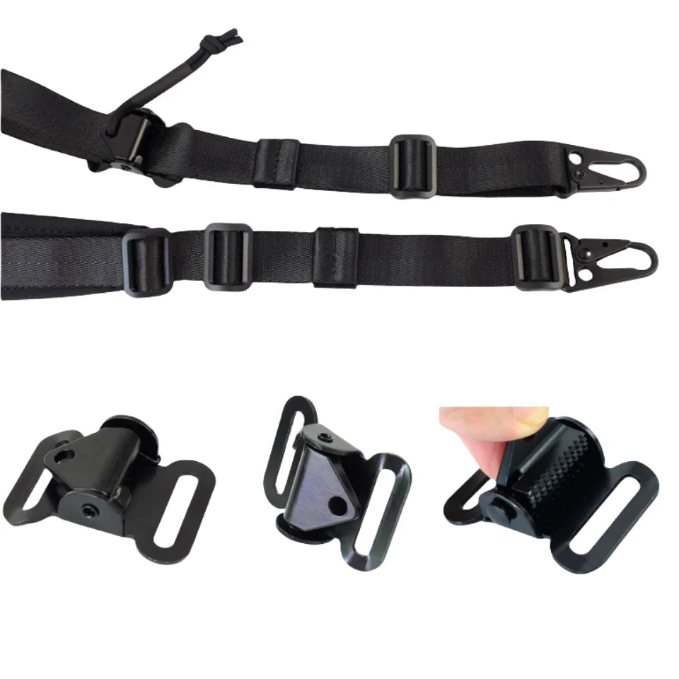 Tactical Quick Release Sling Strap Airsoft 2 Points Adjustable Rifle Nylon Strap Outdoor Hunting Weapon Accessories
