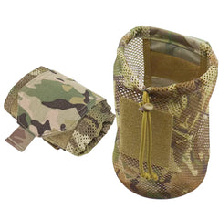 Outdoor Portable Mini Foldable Mesh ATS Roll Up Bag Micro Folding Compact Dump Pouch Camping Hiking Hunting Storage