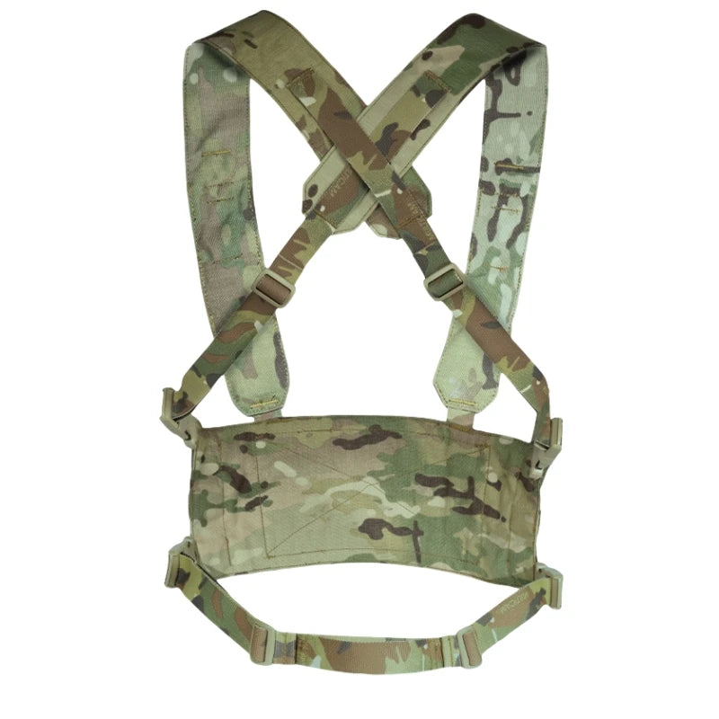YAKEDA Tactical Chest Mini Rig with UTX Buckles,Molle Modular Micro Chest Mini Rigs