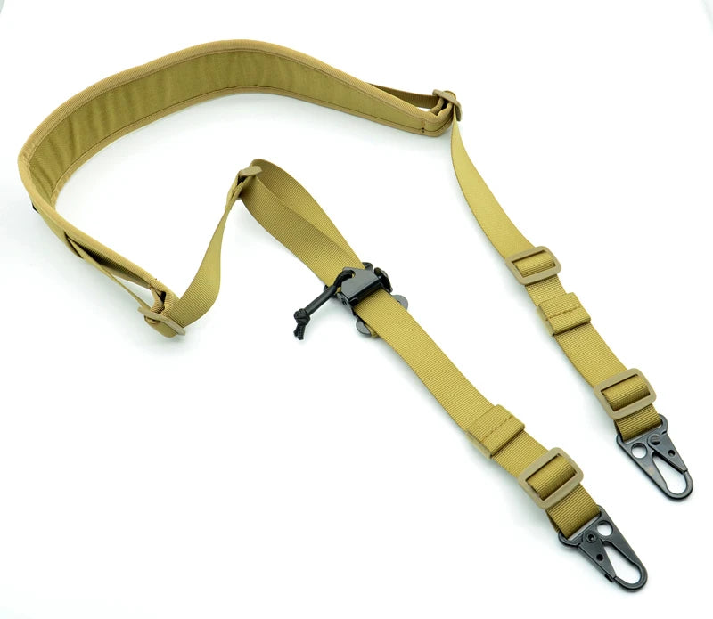 2/1 Point Tactical Sling, Modular Strap, Padded, Outdoor Activities