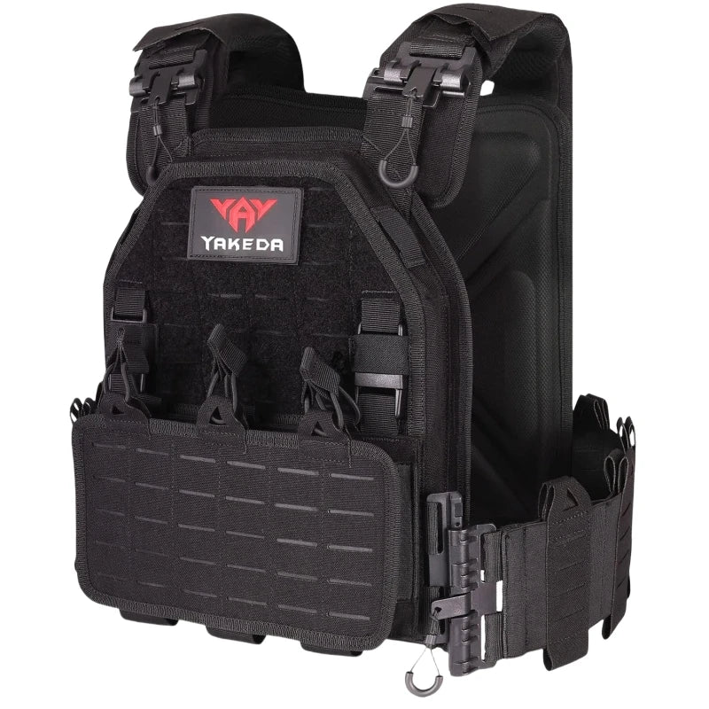 YAKEDA ATFG MOX CAMO Light Weight Quick Release Combat Plate Carrier 1000D Nylon Molle Chaleco Tactico Tactical Vest Hunting