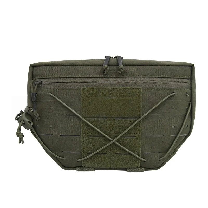 500D Molle Tactical Drop Dump Pouch Fanny Pack Organizer Bag Front Pocket For JPC AVS CPC RRV Plate Carrier Vest Accessories