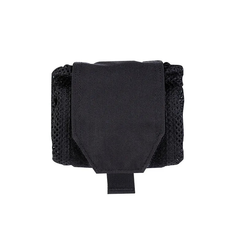 Outdoor Portable Mini Foldable Mesh ATS Roll Up Bag Micro Folding Compact Dump Pouch Camping Hiking Hunting Storage