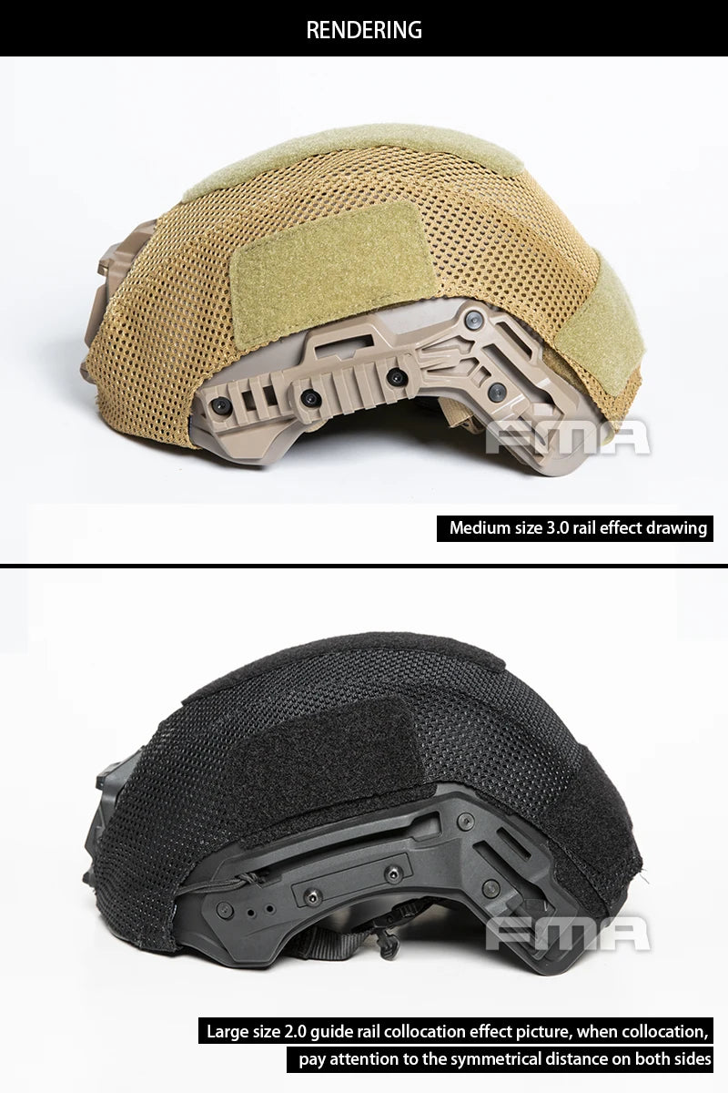 Tactical FMA Helmet Accessories Net Cloth EX Ballistic Helmet Cover