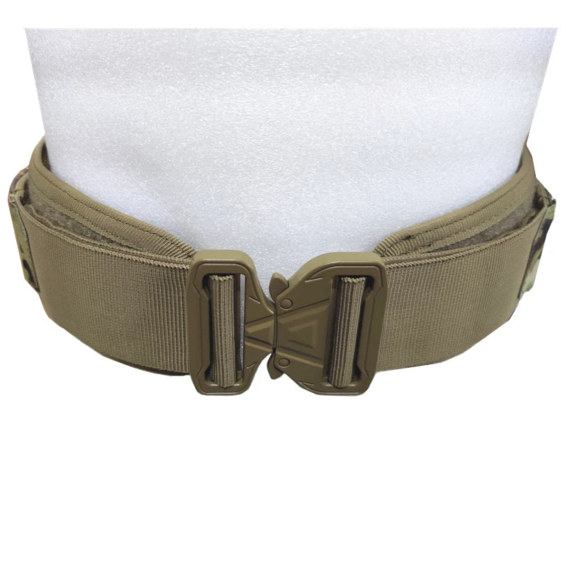 YAKEDA Battle Molle Riggers Belt Duty Belt Heavy Duty Anti-Slip Pad & Inner Belt Comb 3-In-1 System