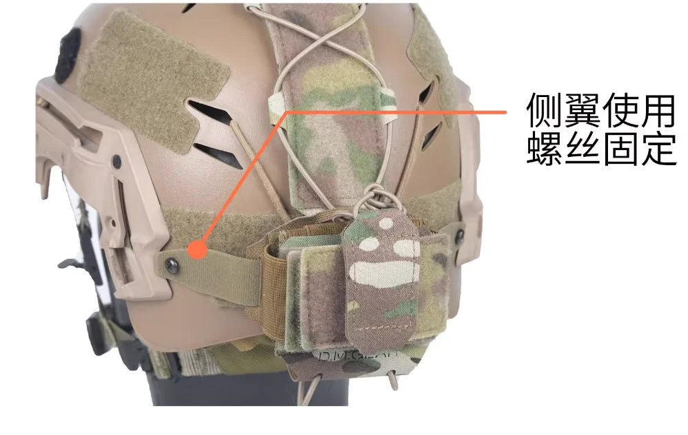 Multifunctional Tactical Hunting Helmet Night Vision Device Battery Accessory Bag Easy Disassemble Counterweight Bag