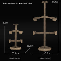 Vest & Helmet Display Stand