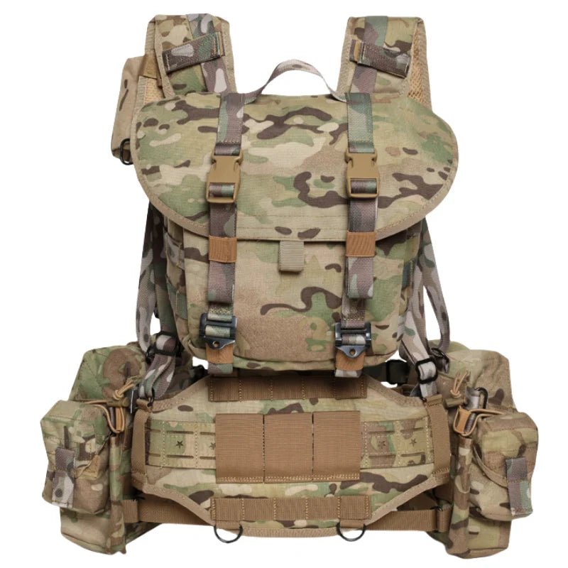 Hunting SSO/SPOSN Smersh AK MOLLE Chest Rig Backpack 7.62 Pouchs Training Gear M1 Tactical Combat Vest