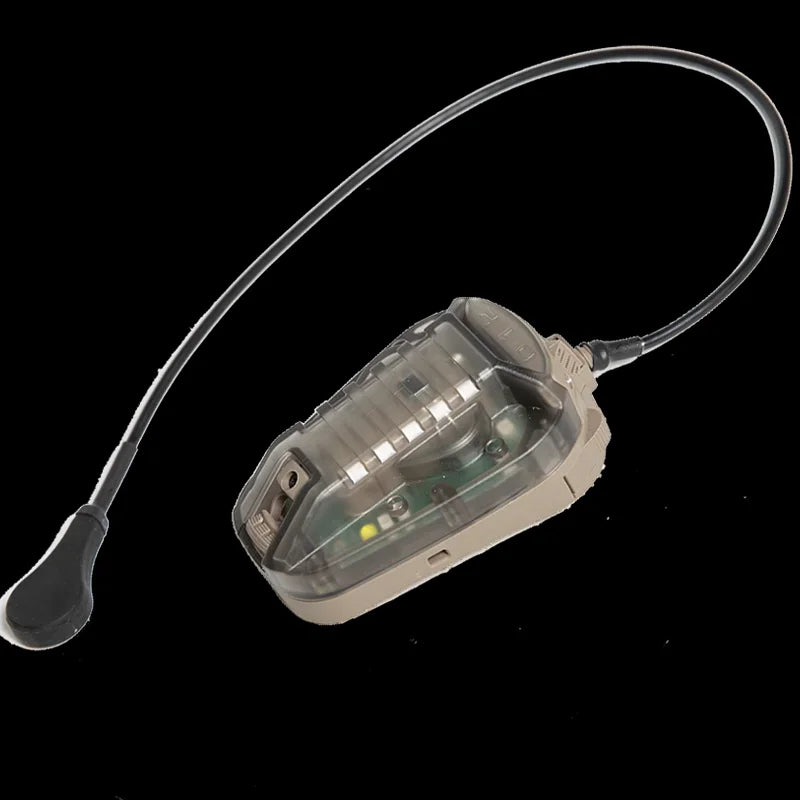 Helmet Identification Light FMA Tactical Hunting Camping Outdoor Helmet PIM HEL-STAR6 Vibration Induction Survival Light