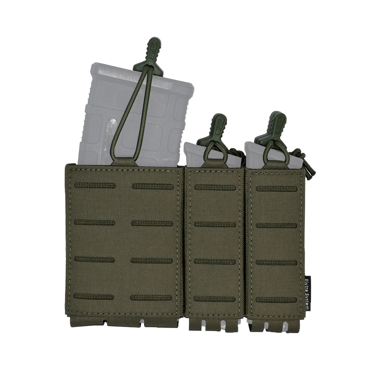Tactical Triple Mag Pouch Mag Carrier 9mm 5.56 Molle Pouch Laser Cut Tool Pouch Quick Draw Holder molle Universal