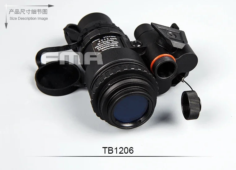 Dummy NVG Night Vision Goggles Model(new style) For Hunting Tactical Helmet New FMA PVS18 1 : 1 Real Metal Version