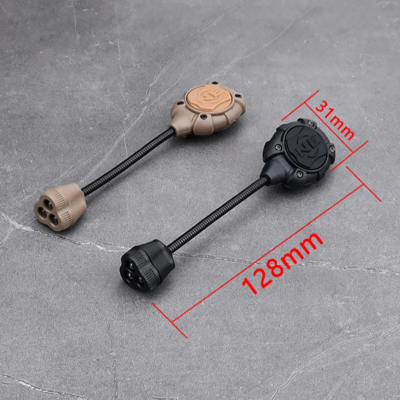 Tactical Airsoft Helmet Light Princeton Softair Lantern IR Red Dot LED Flashlight Tec Mpls 3 LED Light Weapon Rifle Lamp