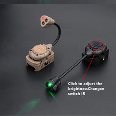 Tactical Airsoft Helmet Light Princeton Softair Lantern IR Red Dot LED Flashlight Tec Mpls 3 LED Light Weapon Rifle Lamp
