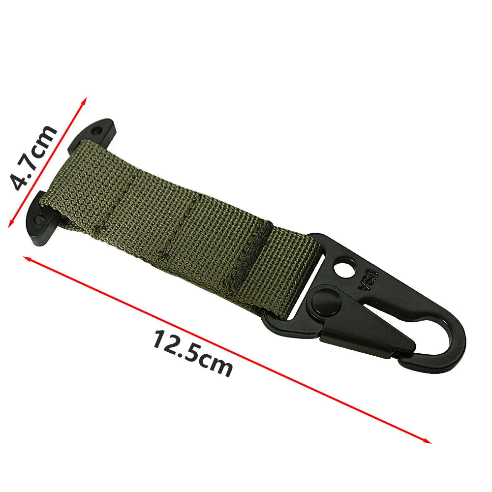 Tactical Clash Hook Hanging Carabiner ICB Molle Webbing Clip Olecranon Metal Outdoor Cummerbund Belt Hunting Vest Accessories