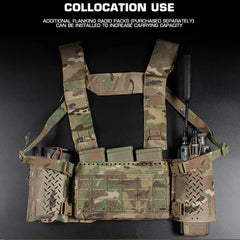 MOLLE MK5 Chest Rig SS MKV Micro Fight Chassis Placard Hook Loop Airsoft Magazine Pouch Tactical Plate Carrier Vest Equipment