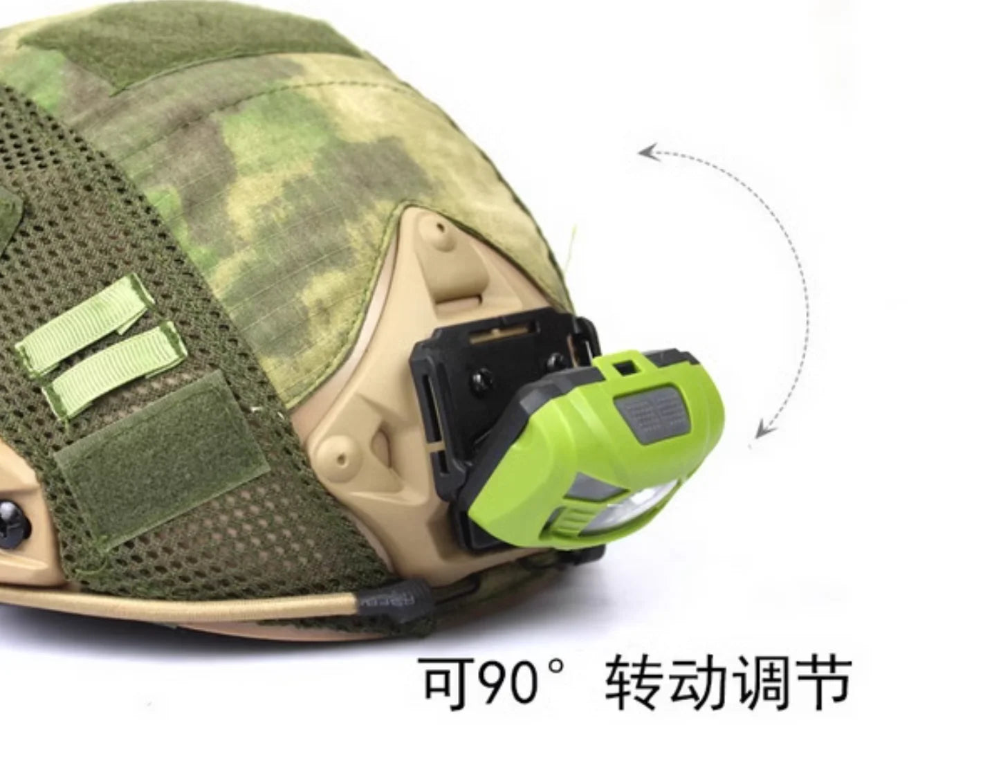 USB Charging Induction Waterproof Headlight FAST Tactical Helmet Headlight Q5 Rescue Light Signal Light