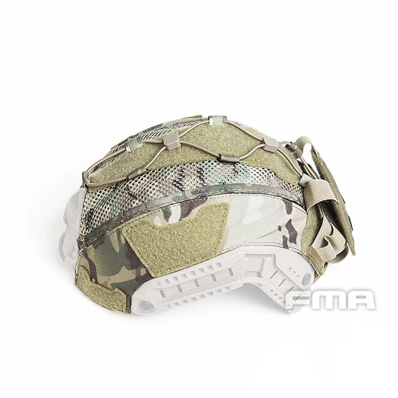 FMA Tactical Hunting Helmet Cover Multifunctional Battery Holder Balanced Pouch Bag BK/DE/MC