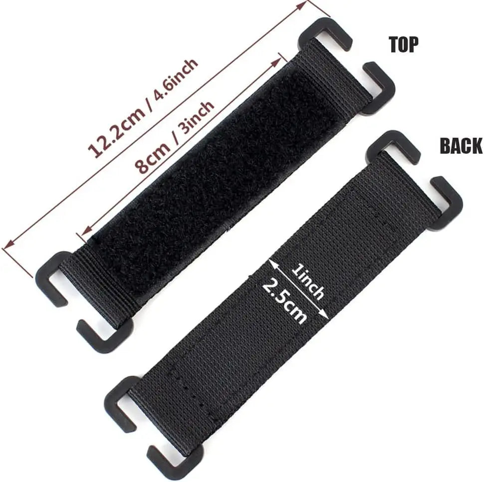 Tactical Molle Strip Adapter Vest Backpack Patch Panel Hook&Loop Converter Ribbon Strip For Attching ID Patches