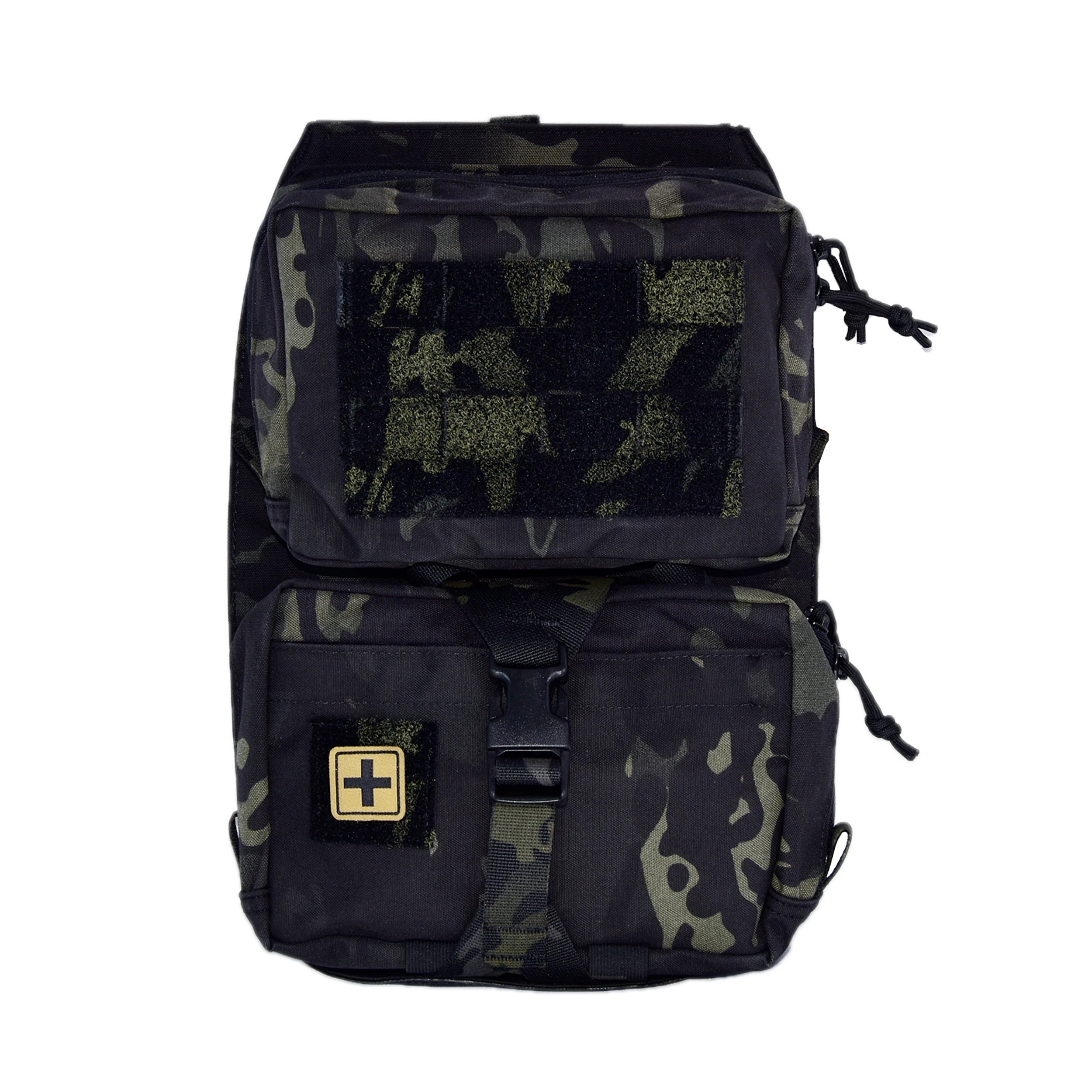 Tactical Vest Backboard Bag for Plate Carrier Quick Release Molle Detachable General Purpose Pouch Airsoft Huting Accessory