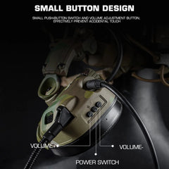 Helmet Rail Mount Headset