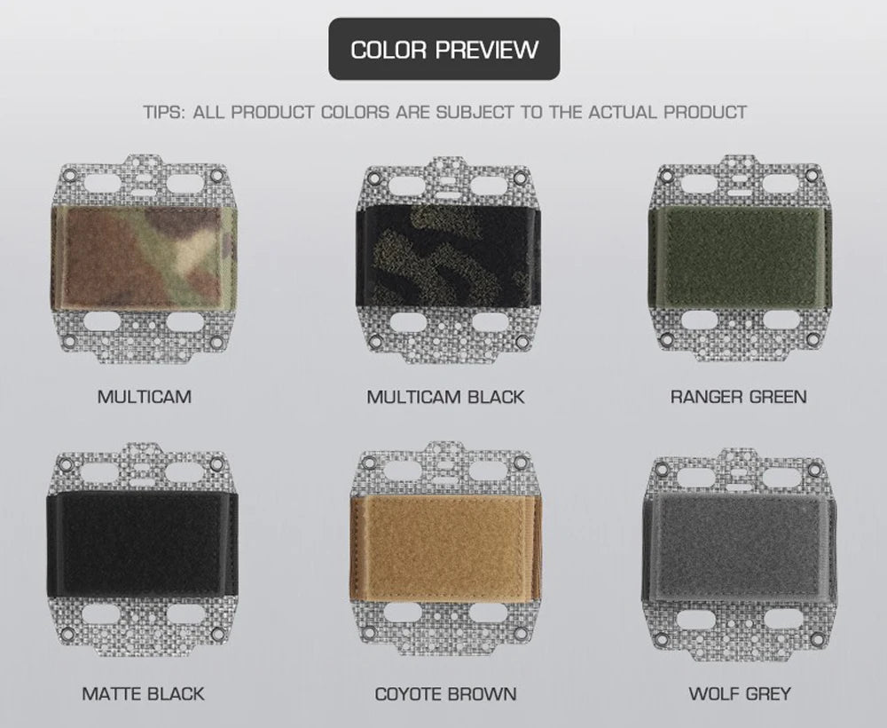 Tactical PVS31 NVG Battery Box Retention System Helmet Pouch FERRO STYLE Carbon Frame