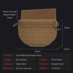 Double Layer Outdoor EDC Pack Men Tactical Molle Waist Pouch Nylon Vest Hang Pouch Fanny Pack Camping Hunting Accessories Bags