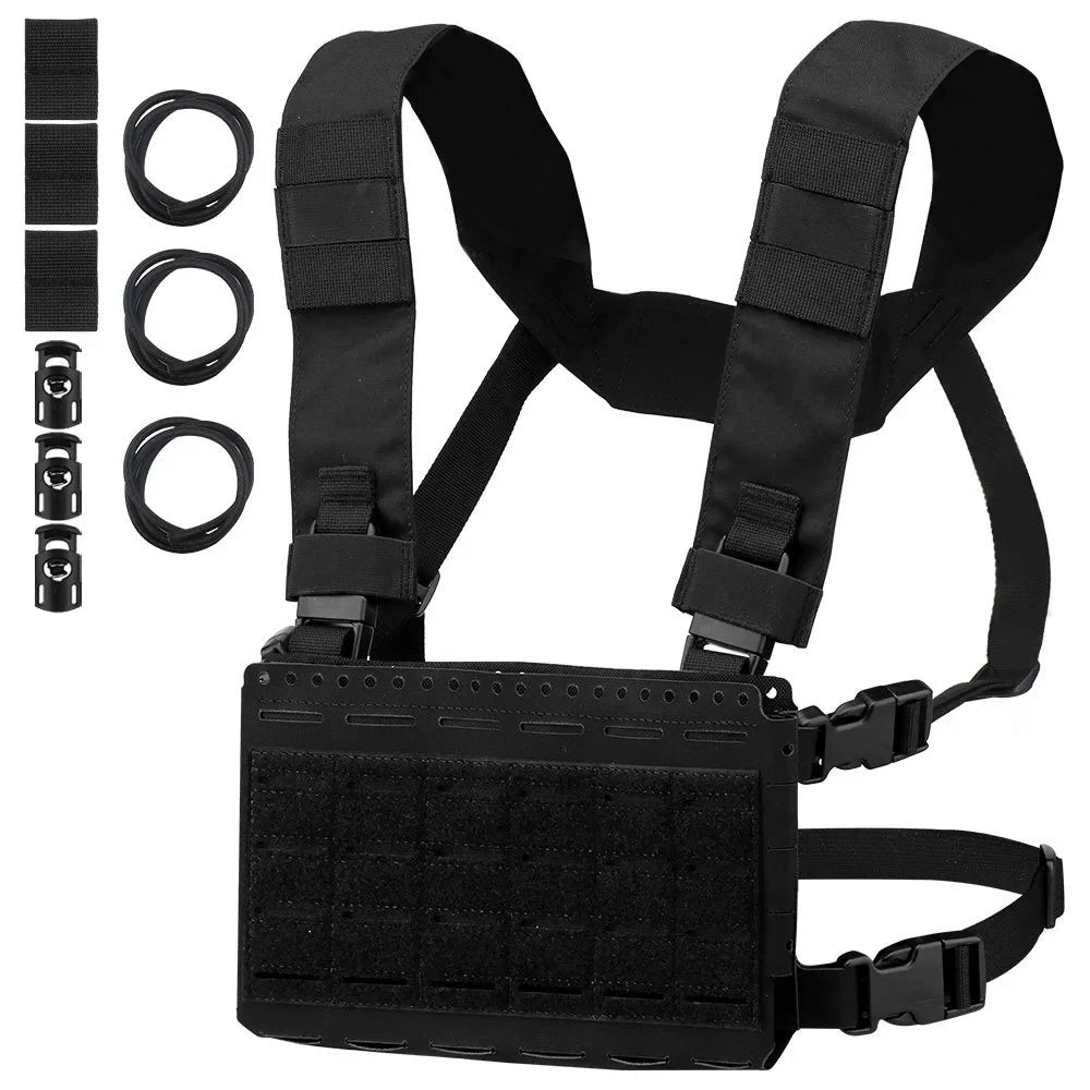 MOLLE MK5 Chest Rig SS MKV Micro Fight Chassis Placard Hook Loop Airsoft Magazine Pouch Tactical Plate Carrier Vest Equipment