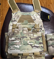 TACOWL Tactical Vest Airsoft Lightweight Modular 3D Breathable Quick Release Vest, Adjustable Tactical Gear for Training