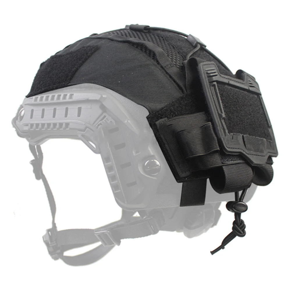Helmet Cover with Battery Pouch