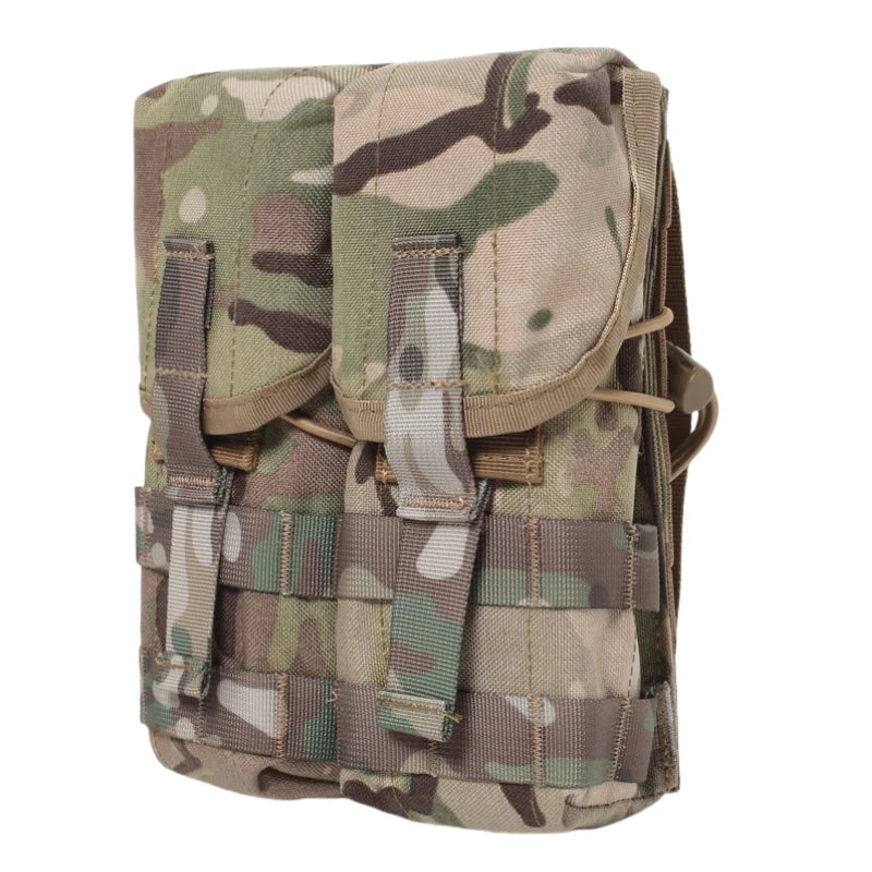 Tactical Double 5.56/7.62 M4 Magazine Pouch AK AR Rifle Mag Paintball Hunting Accessories