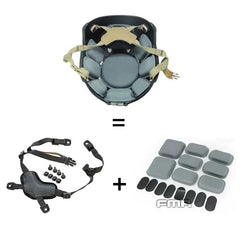 Nylon Suspension System Chin Strap For Tactical FMA Helmet Pad