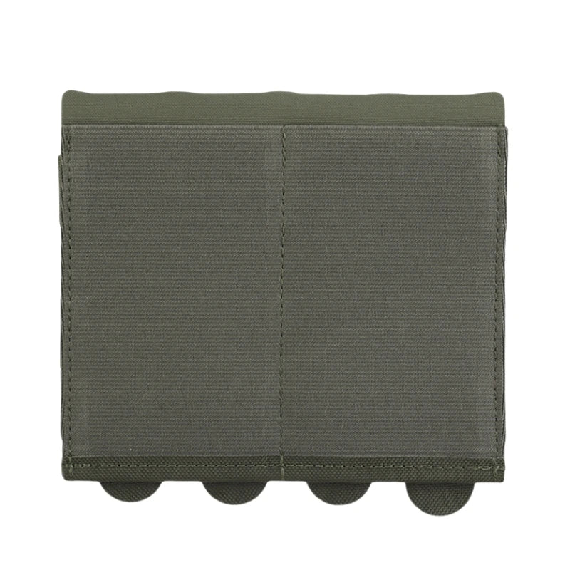 Tactical 5.56mm Lightweight Elastic Double Mag Pouch Hunting Equipment CS Shooting Molle System Paintball Accessories
