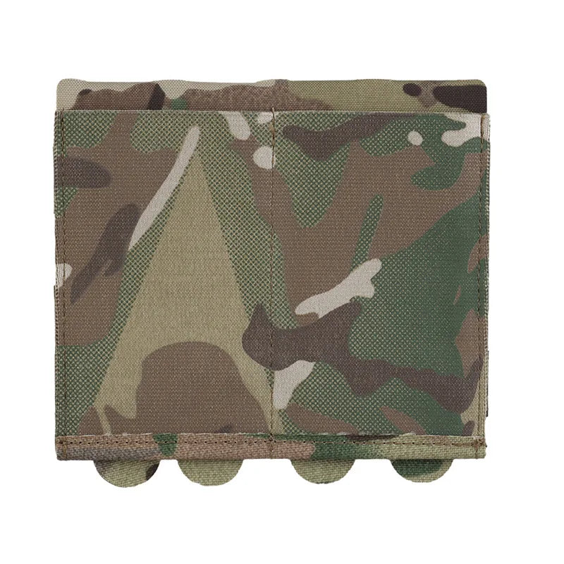 Tactical 5.56mm Lightweight Elastic Double Mag Pouch Hunting Equipment CS Shooting Molle System Paintball Accessories