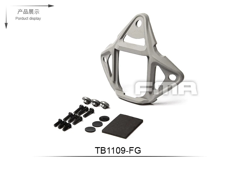 Aluminum Protective Helmet Accessories FMA Tactical Hunting Helmet Mount VAS Shroud