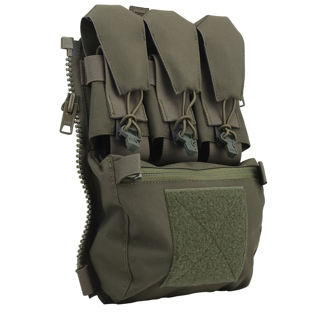 Assault Adapt Banger Back Panel Zip On Rear Pack Tactical Vest FCPC V5 Plate Carrier Accessories Bag GP Pouch Multitools Pocket