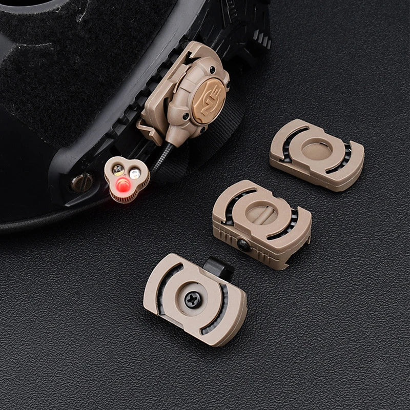 Tactical Airsoft Helmet Light Princeton Softair Lantern IR Red Dot LED Flashlight Tec Mpls 3 LED Light Weapon Rifle Lamp