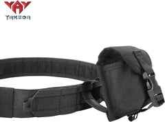 YAKEDA Molle Battle Belt Molle Combat Belt Tactical Combat Airsoft Heavy Duty Belt with Pouches 8-in-1