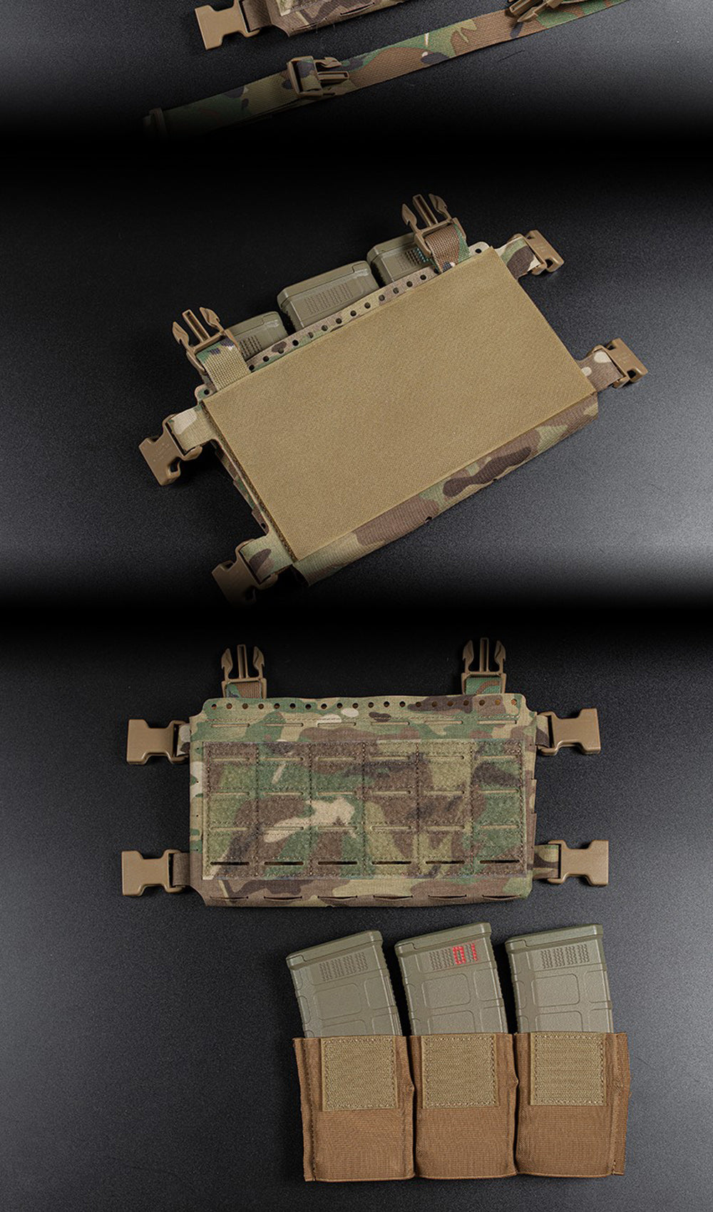 MOLLE MK5 Chest Rig SS MKV Micro Fight Chassis Placard Hook Loop Airsoft Magazine Pouch Tactical Plate Carrier Vest Equipment