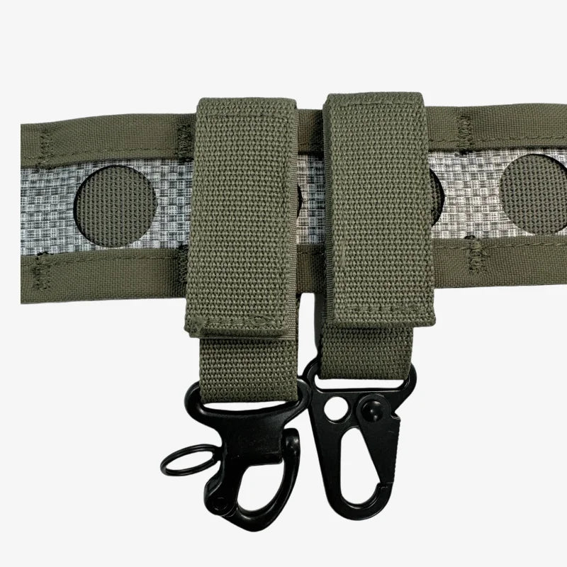 1PC Outdoor Tactical Hanging Key Hook Clip Clamp Buckle Hook Clip Nylon Webbing Molle Belt Clip Buckle Strap Hunting Accessories