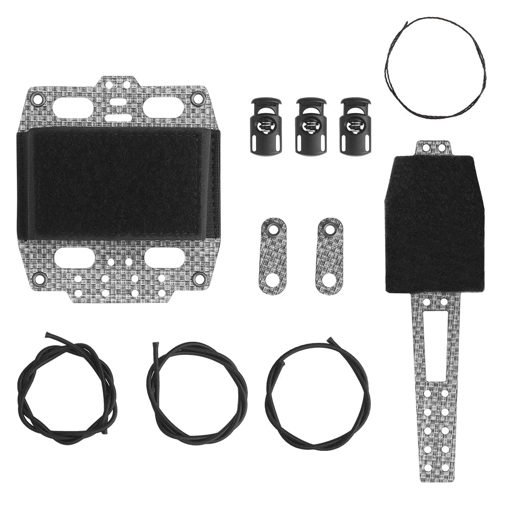 Tactical PVS31 NVG Battery Box Retention System Helmet Pouch FERRO STYLE Carbon Frame