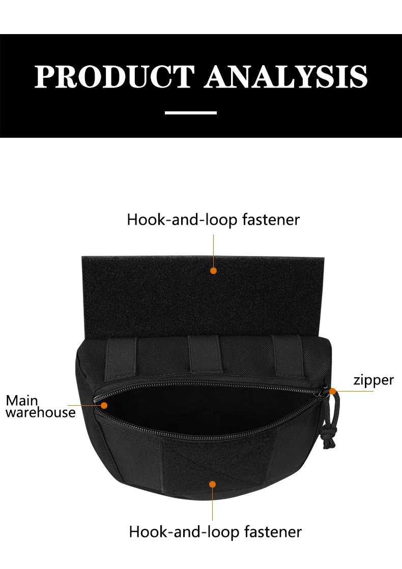 JPC/CPC Vest/Tactical Chest Pouch FC Large Sub-Pouch Tactical Vest/Chest Pouch Expanded Lower Belly molle