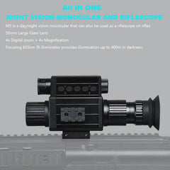 Megaorei M5 Night Vision Riflescope 1080P HD